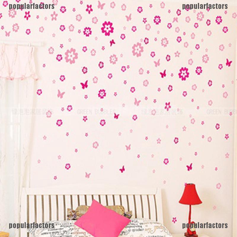 Bộ 108 Sticker Dán Tường Với 6 Bươm Bướm Dùng Trang Trí Độc Đáo