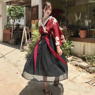 Bộ Đồ Hán Phục Cách Tân In Họa Tiết Hoa Phong Cách Trung Hoa Cho Nữ 2020