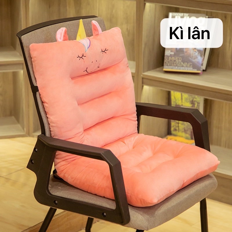 ĐỆM GHẾ THÚ BÔNG TỰA LƯNG - ghế ngồi văn phòng