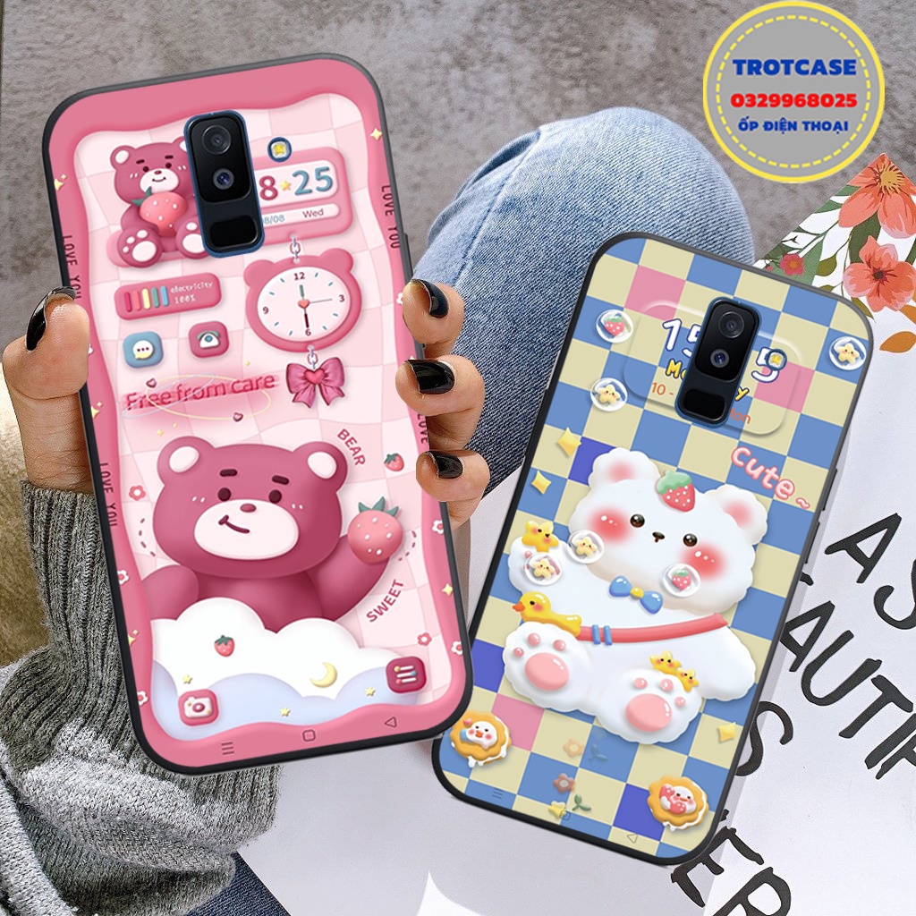 Ốp lưng Samsung A6 / A6 Plus / A8 / A8 Plus / J6 / J6 Plus / J8 hình đáng yêu vui nhộn, siêu cute cá tính