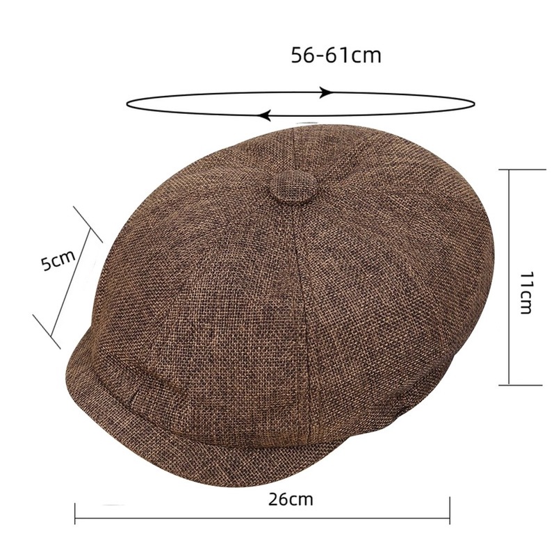 Mũ Beret Phong Cách Anh Quốc Cổ Điển Thời Trang Cho Nam