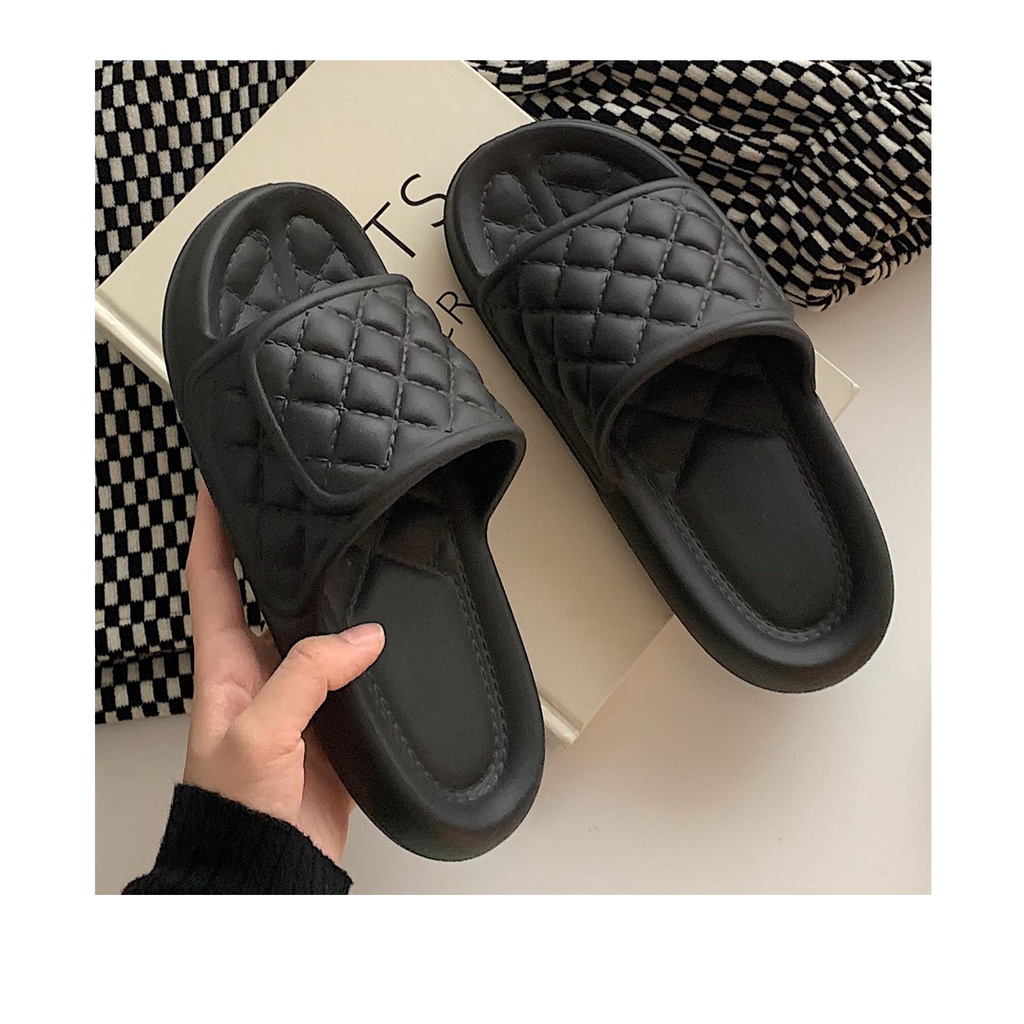 Dép nữ quai ngang đúc siêu bền mềm phong cách Hàn - US741