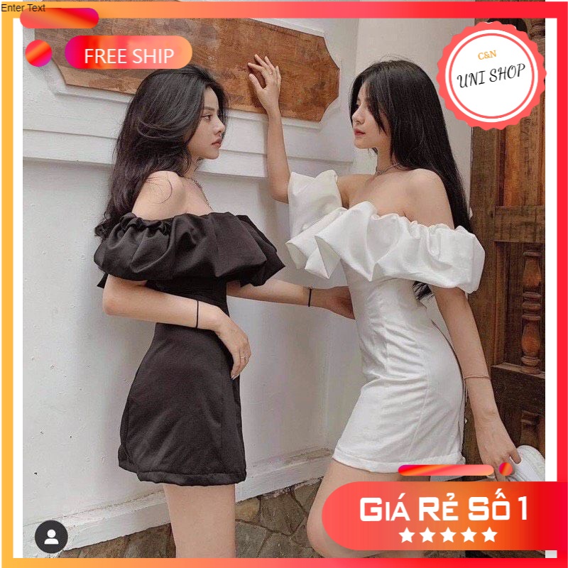 VÁY TRỄ VAI SIÊU HOT HIT MẶC LÊN CỰC SEXY, KHOE TRỌN ĐƯỜNG CONG TRÊN CƠ THỂ