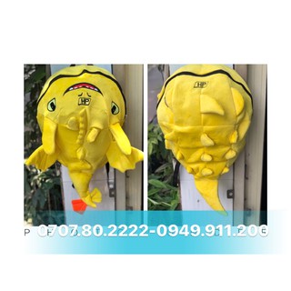 balo rồng - balo khủng long vải nhung