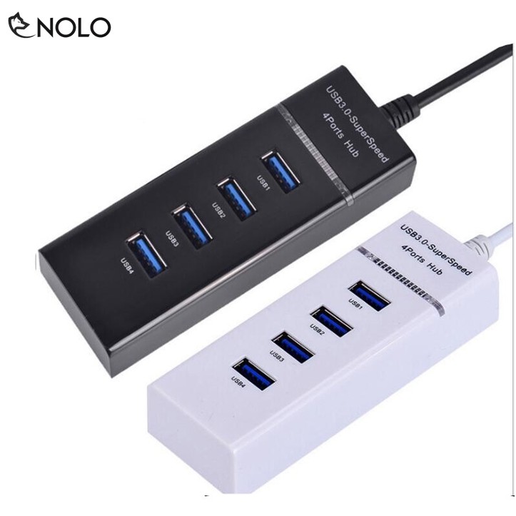 Bộ Hub Chia Cổng USB Tốc Độ 3.0 Model HB03 Có 4 Port Dây Cáp Dài 30cm Hỗ Trợ Win 10