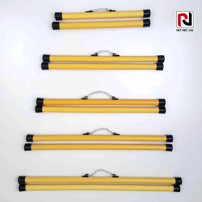 Comco 10 cặp Ống Sáo Trúc Nhưa Nẹp Lịch Treo Tường, Treo Tranh Ảnh, Tranh Thư Pháp, .. KT: 40cm- Giá Tại Xưởng