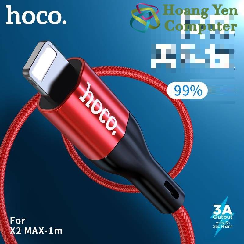Cáp Sạc Hoco X2 MAX Dây Dù Chông Đứt cho IPtablet táo-BH 3 tháng 1 đổi 1