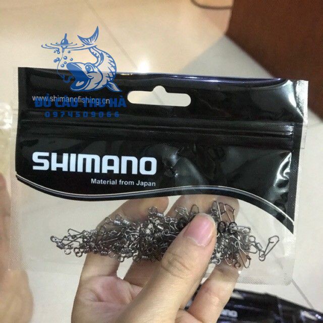 khóa linh shimano Nhật Bản chống xoắn 2 vòng chịu tải siêu khỏe