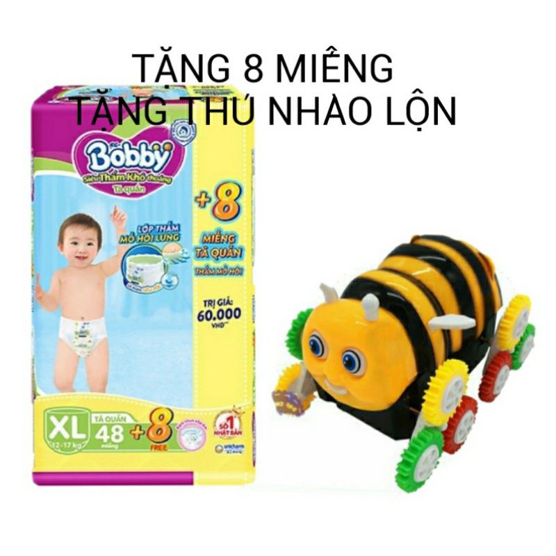 {TẶNG THÚ NHÀO LỘN} TÃ QUẦN BOBBY  M62+8 , L54+8 , XL48+8 , XXL44+8