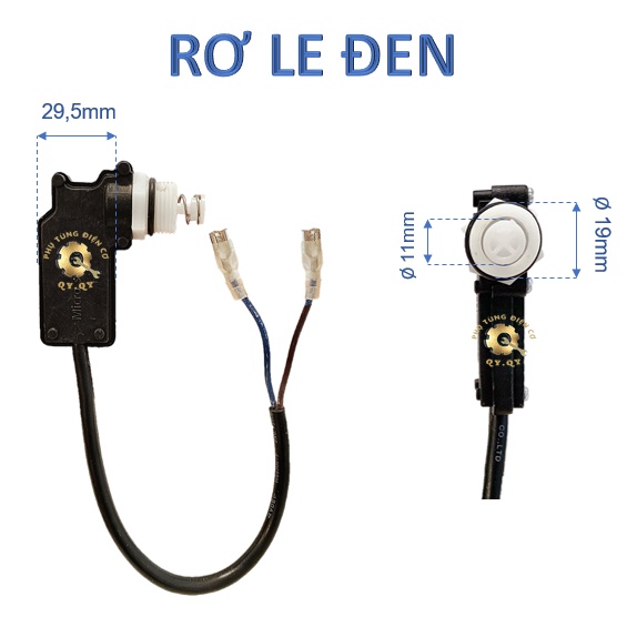 Rơ le áp lực thay thế dòng máy rửa xe mini gia đình, ROLE máy xịt rửa áp lực cao, Rơle đen, rơ le bầu