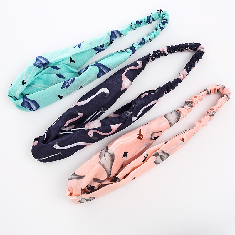 Mới Băng Đô Cài Tóc In Họa Tiết Hồng Hạc / Kẻ Sọc / Chấm Bi / Kẻ Sọc / Kẻ Sọc / Kẻ Sọc Cho Nữ