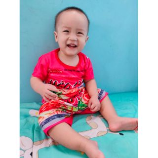 Bộ mì tôm cho bé thun 3d