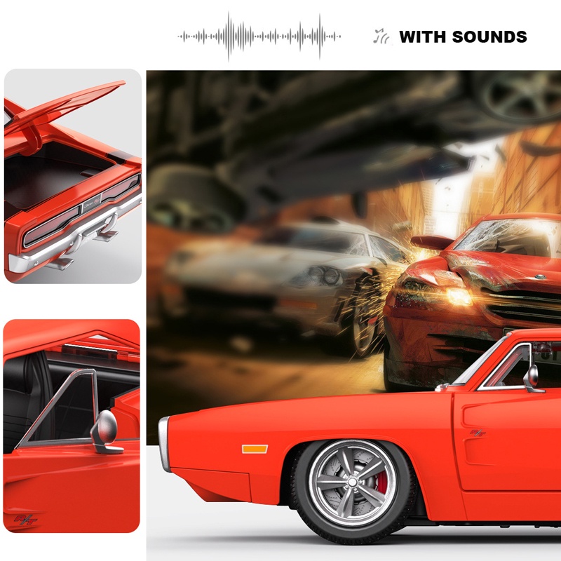 RASTAR Xe Hơi Đồ Chơi Điều Khiển Từ Xa Dodge Charger R/T RC 1:16