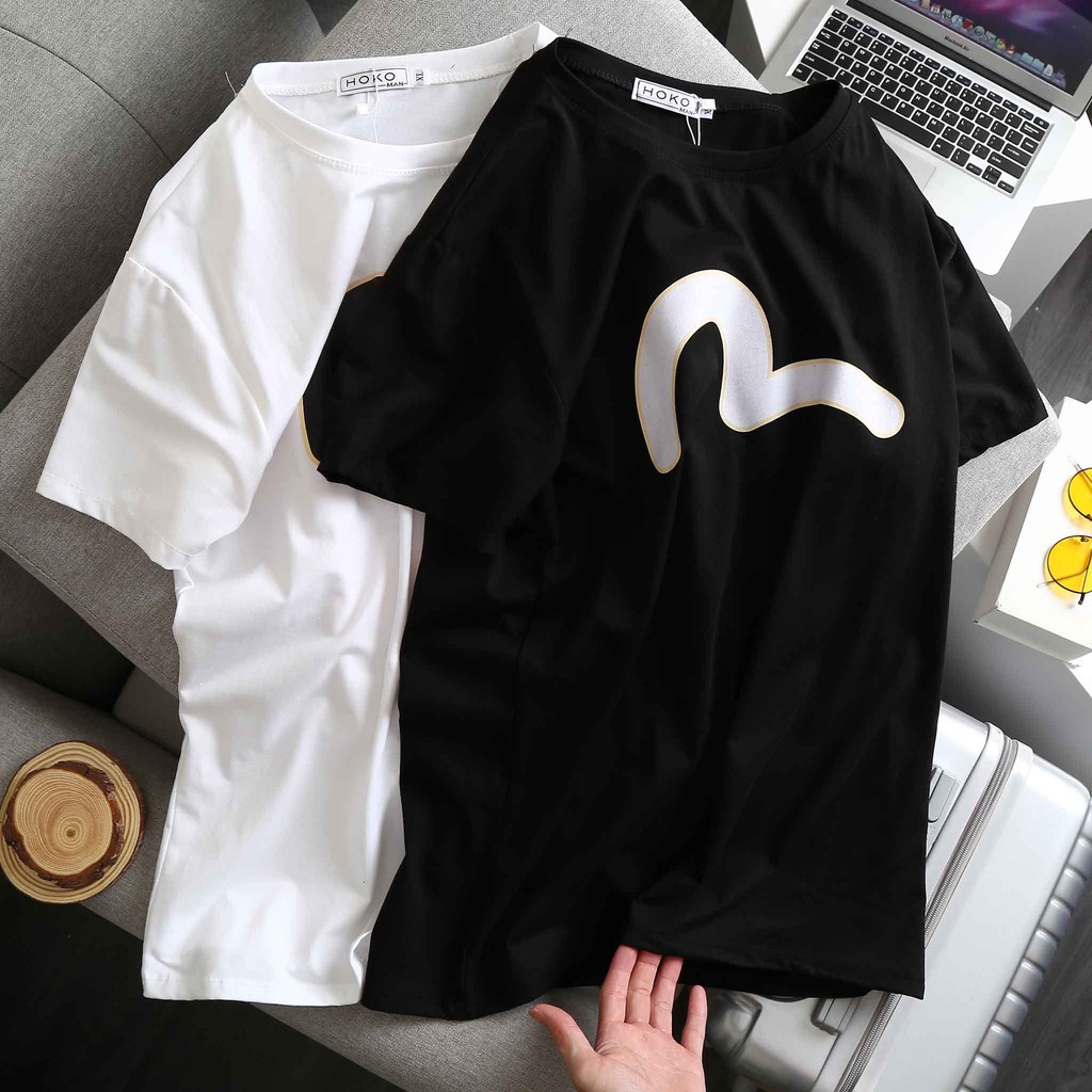 Áo thun polo cổ tròn in hình cực cool form cho nam và nữ O2V STORE T12 | BigBuy360 - bigbuy360.vn