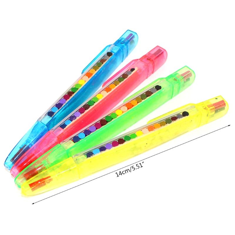 Set 2 Bút Chì Màu 20 Màu Dành Cho Trẻ Em Vẽ Tranh DIY
