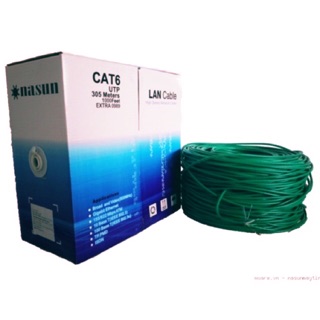 Cuộn dây mạng UTP CAT 6 NASUN ECO 0939 (cuộn 305m)