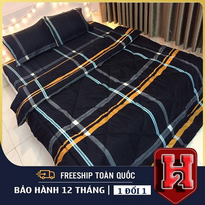 Chăn Poly, Chăn Siêu Nhẹ Hàn Quốc, Chăn Phao Poly Cotton 1m8x2m