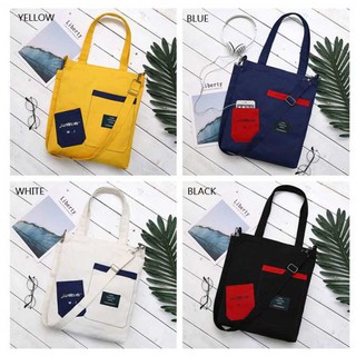 Túi tote living phối túi đỏ