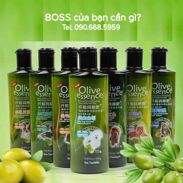 Sữa tắm chó mèo Oliver Essence - Dầu tắm chó mèo