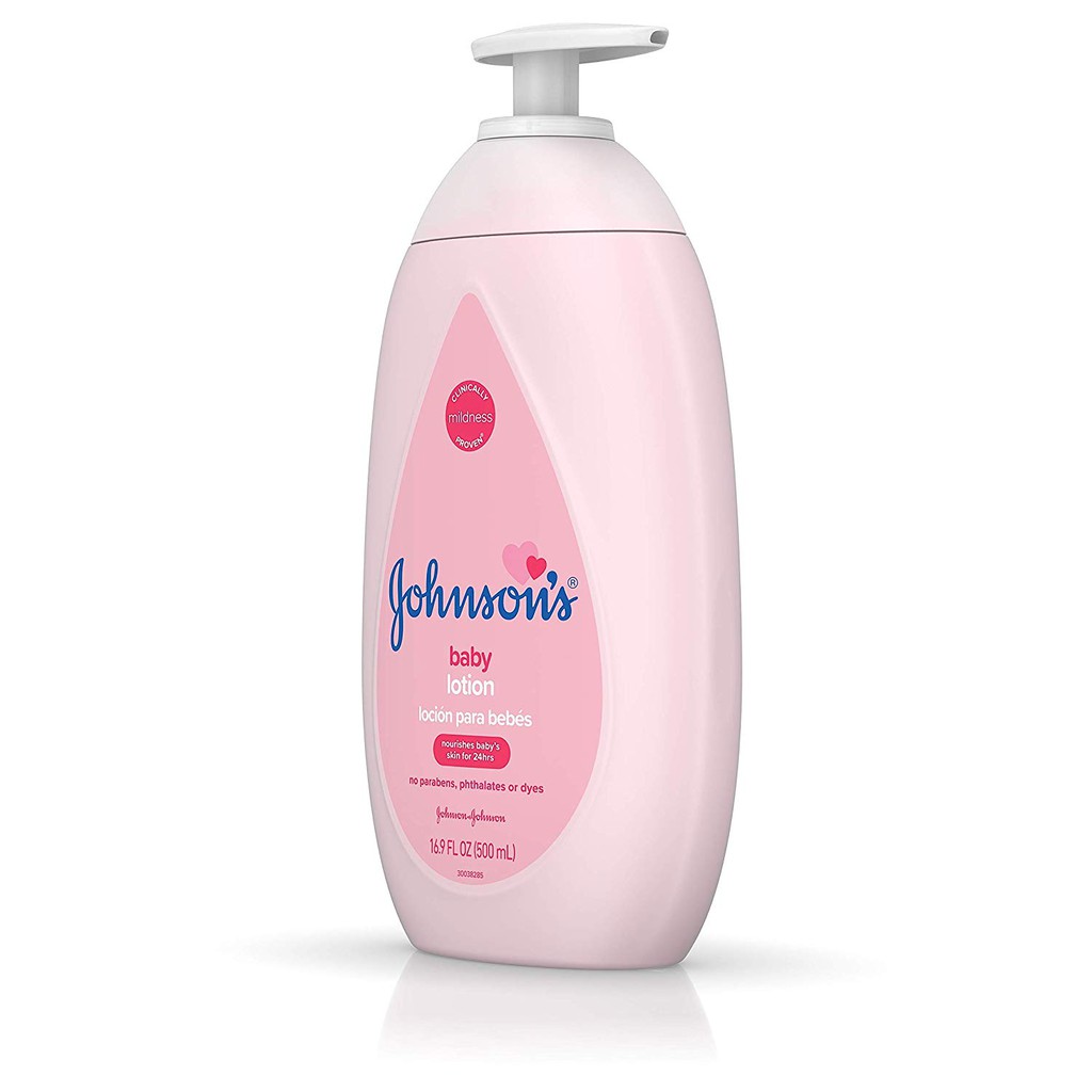 Dưỡng thể giữ ẩm da cho trẻ nhỏ Johnson's Baby Moisturizing Lotion 500ml (Mỹ)