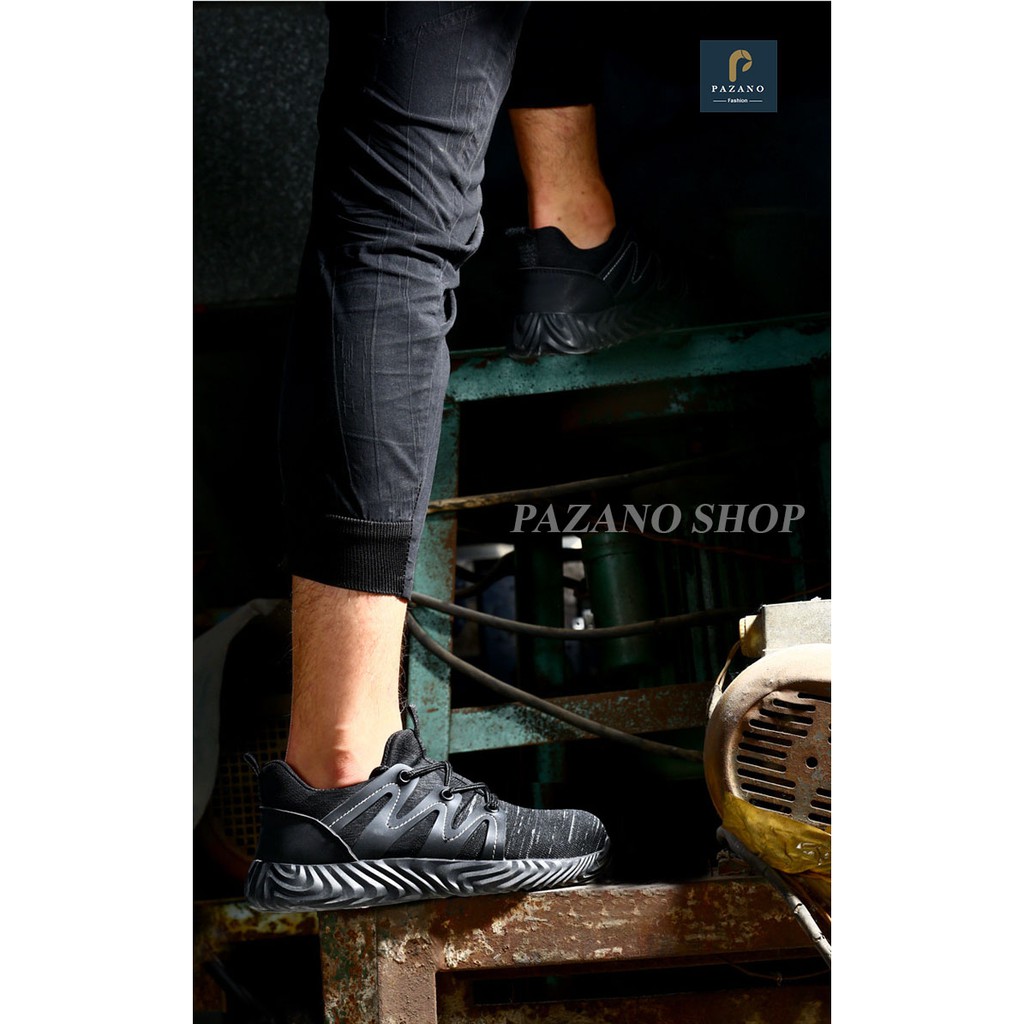 Giày Bảo Hộ Lao Động Banka 709 Cao Cấp, Mũi Thép, Đế Chống Đinh, Đế Đúc Nguyên Khối, Giày Bảo Hộ Nam [Có Video Thực Tế] | BigBuy360 - bigbuy360.vn