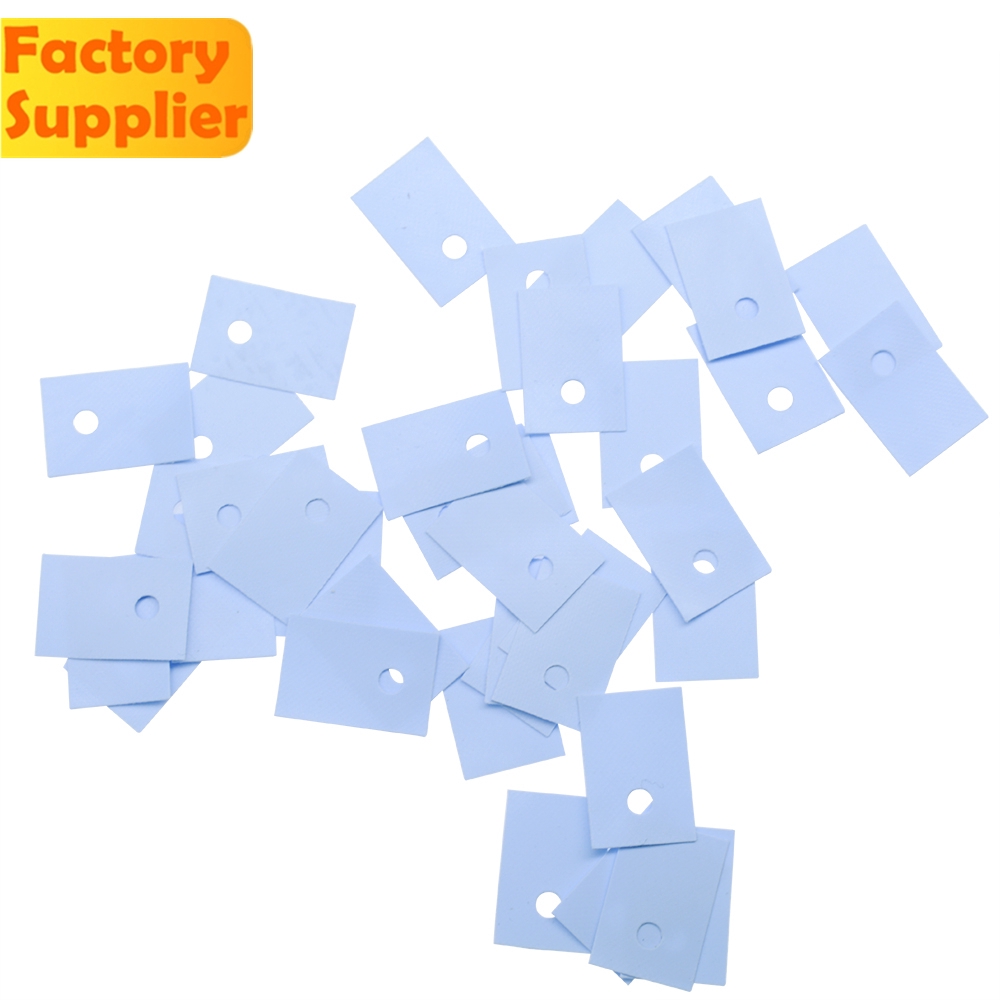 Bộ 100 tấm cách nhiệt pcbfun TO-220 bằng silicone cho CPU GPU của máy tính xách tay