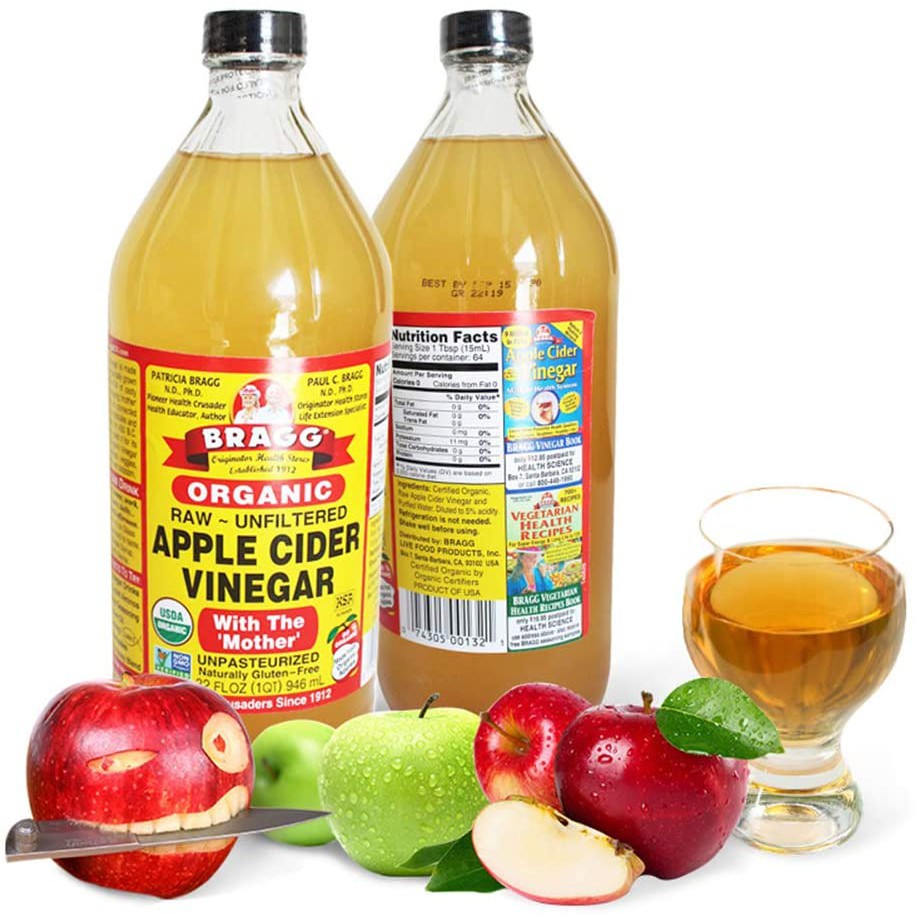 Giấm táo hữu cơ Bragg - USA