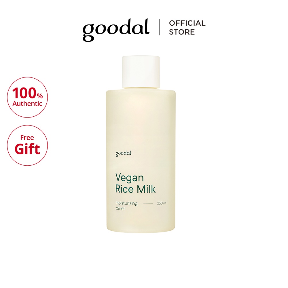Toner sữa gạo GOODALVEGAN dưỡng ẩm cho da được chứng nhận 250ml