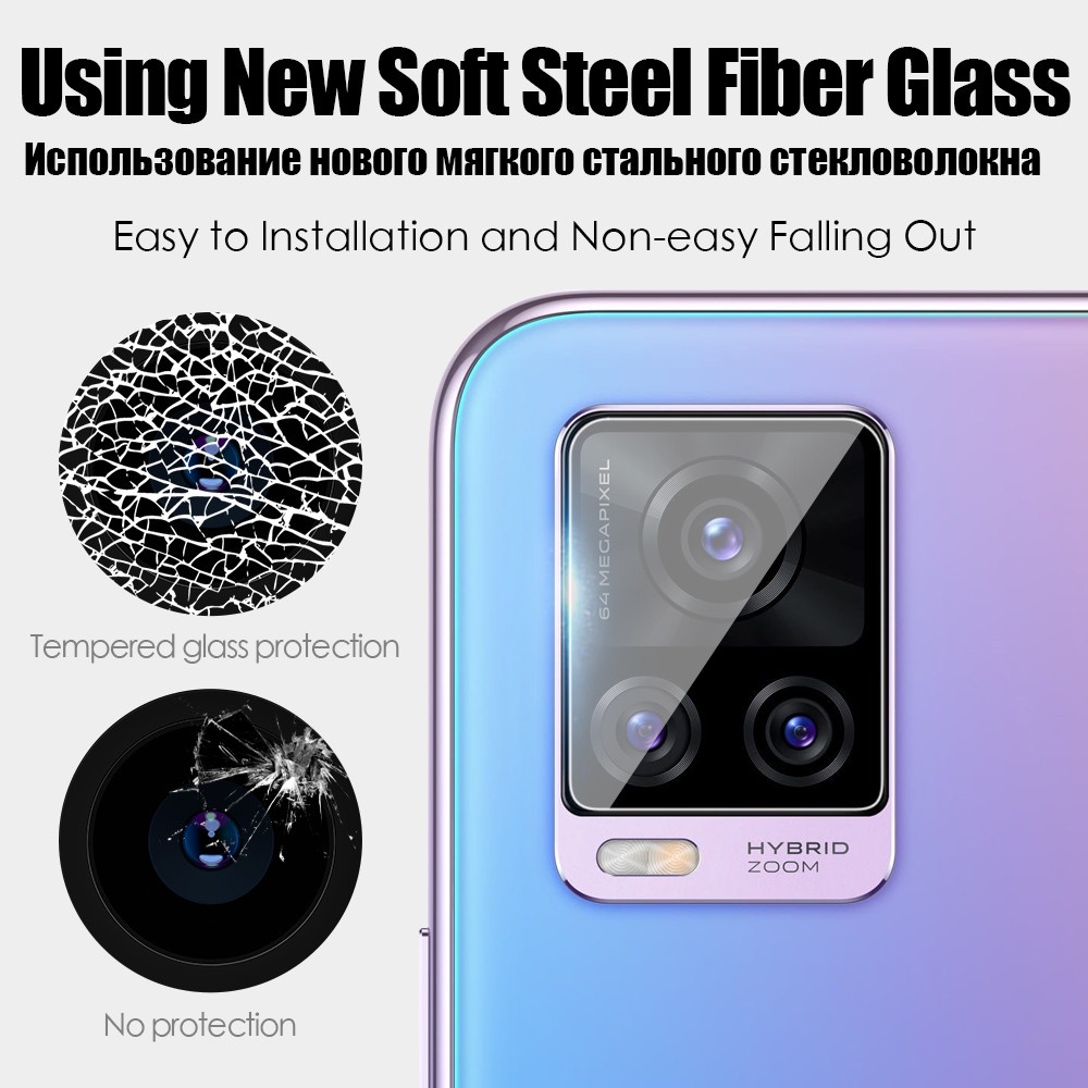 Kính cường lực trong suốt  bảo vệ camera VIVO V23 5G Y77 V23e Y73 Y21t Y33s V21e V21 Y21 Y33t Y21s Y15s Y15a Y20 Y20i Y20s Y01 Y11 V19 Neo V17 V20 SE Pro Y12a Y31 Y51 Y17 Y15 Y12 Y12s Y30 Y50