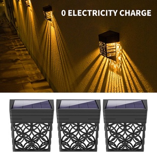 Đèn LED Gắn Tường Trang Trí Thông Minh Chống Nước Chạy Năng Lượng Mặt Trời