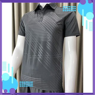 Áo thể thao nam,áo thun nam cổ bẻ ép vân cao cấp