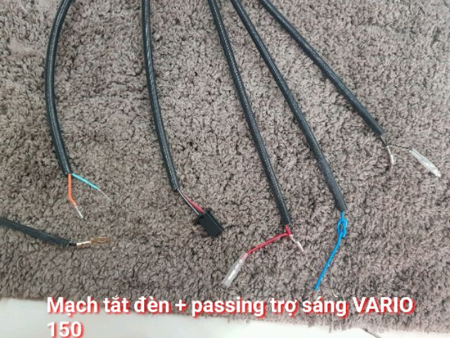 MẠCH PASSING + BẬT TẮT ĐÈN CHÍNH VÀ TRỢ SÁNG cho VARIO 150
