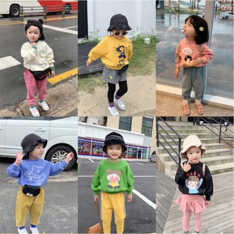 Áo thun cao cổ cho bé trai, bé gái K051