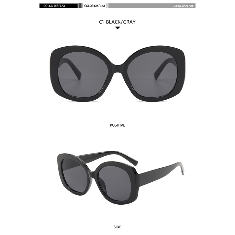 Kính mát gọng to phong cách đường phố 2021