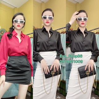 Áo sơ mi nữ dài tay, sơ mi công sở thanh lịch mà vẫn thời trang