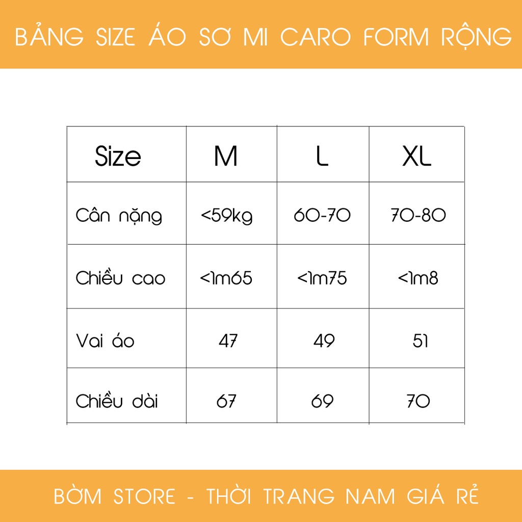 Bờm Store - Áo Sơ Mi Caro Nam Vàng cát sọc 170 | BigBuy360 - bigbuy360.vn