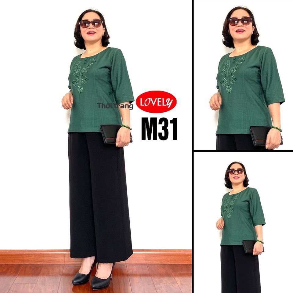 Bộ quần áo Đũi Trung niên Đa dạng màu sắc - Hàng thiết kế với đường may vô cùng sắc sảo | BigBuy360 - bigbuy360.vn