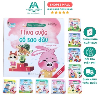 Sách ehon - cùng con khôn lớn - song ngữ việt anh