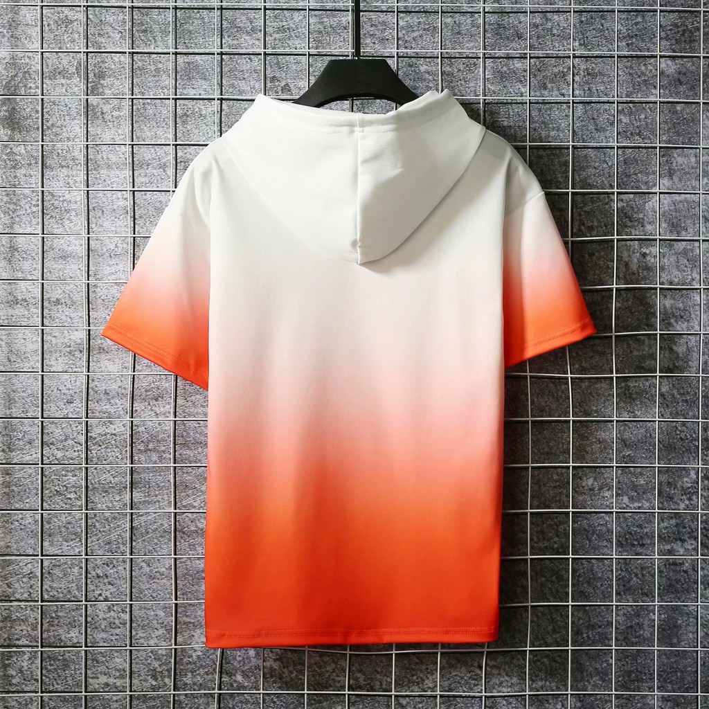 Hoodie Short Sleeve Wide Form Dynamic Style For Men Cá