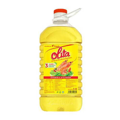 Dầu thực vật tinh luyện Olita Tường An can 5 lít
