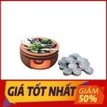 Bếp xông, bếp đốt bồ kết, xả, chanh Bát Tràng