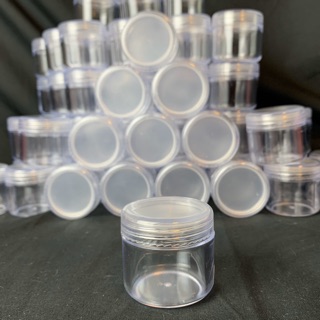 Hủ Nhựa 30g 2 Nắp Chiết Màu/ Mỹ Phẩm