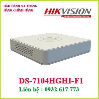 Đầu ghi hình HD-TVI 4 kênh TURBO 3.0 HIKVISION DS-7104HGHI-F1 (S)