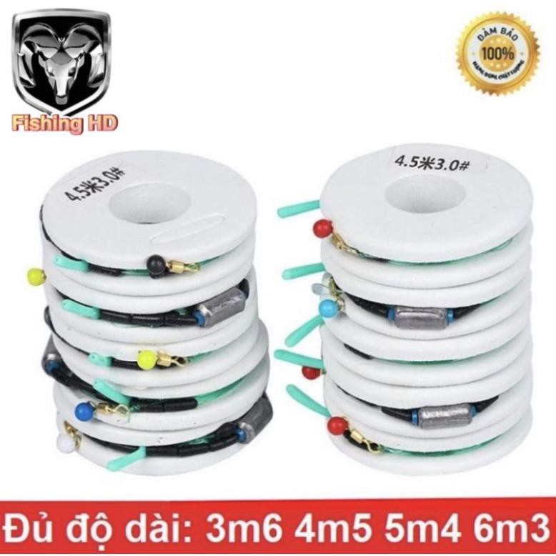 [QUATANGKHOALINK CHI]    [FREESHIP]Dây Trục Câu Đài Buộc Sẵn Dây Câu Cá Tàng Hình Siêu Rẻ DC3 đồ câu FISHING_HD