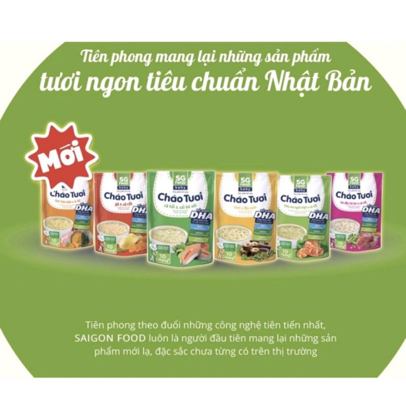 Date Mới - Đủ 22 Loại Cháo Tươi Đủ Vị Sg Food