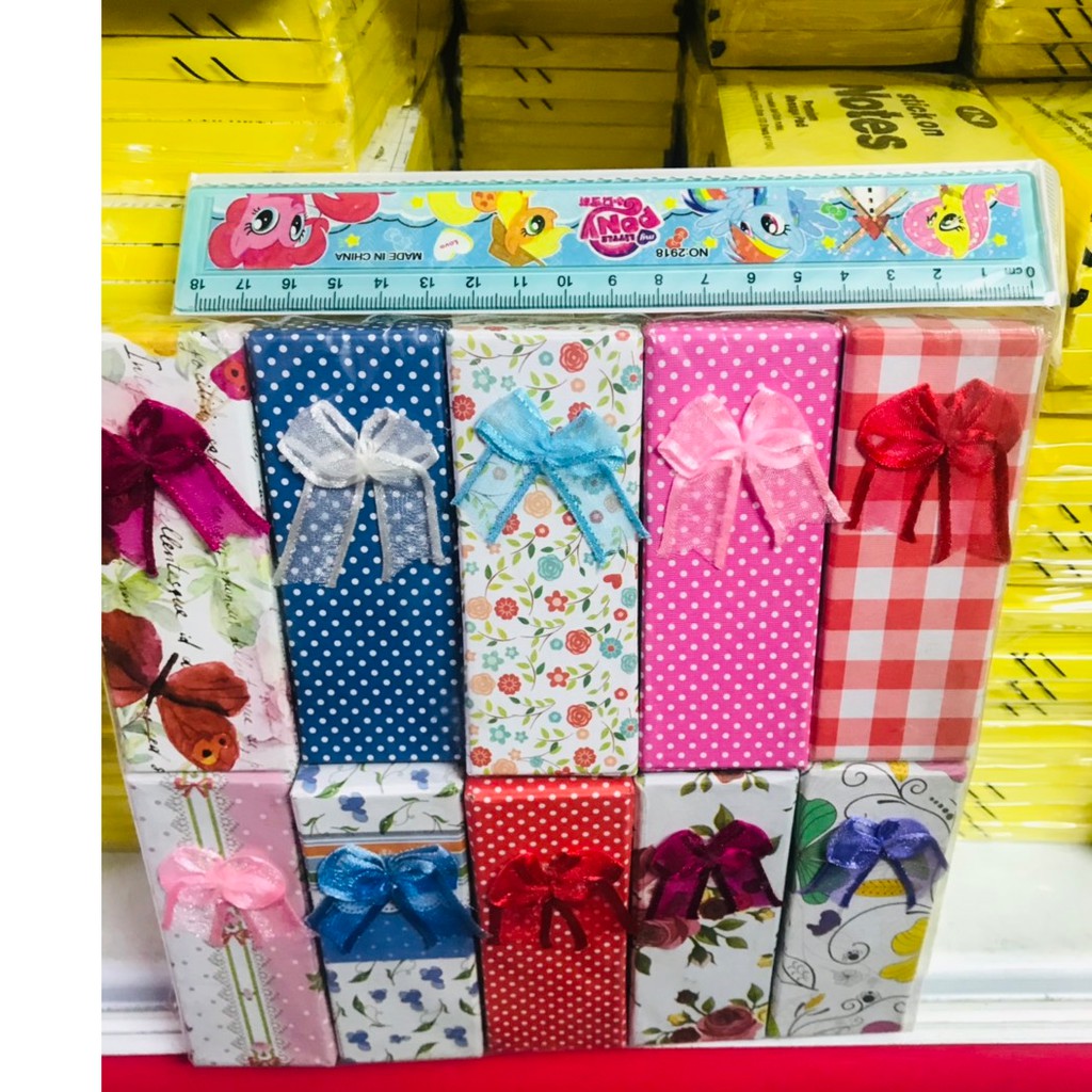 Hộp quà chữ nhật  phối nơ dùng làm hộp đựng son - phụ kiện Halu | BigBuy360 - bigbuy360.vn