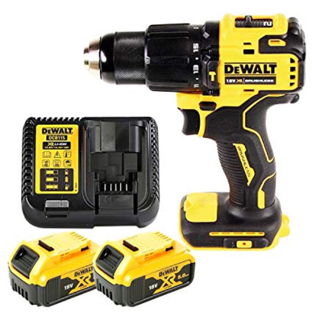 DCD709 Khoan pin 18v Búa chính hãng Dewalt (Thân ngắn)