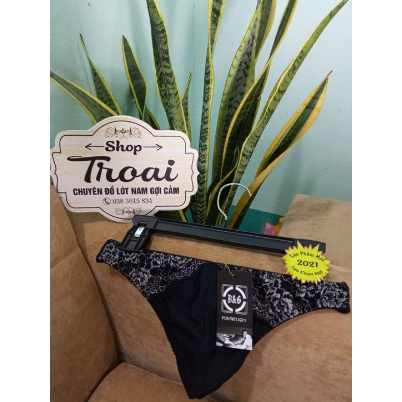 Quần lót lọt khe ren, thun lạnh cho nam
