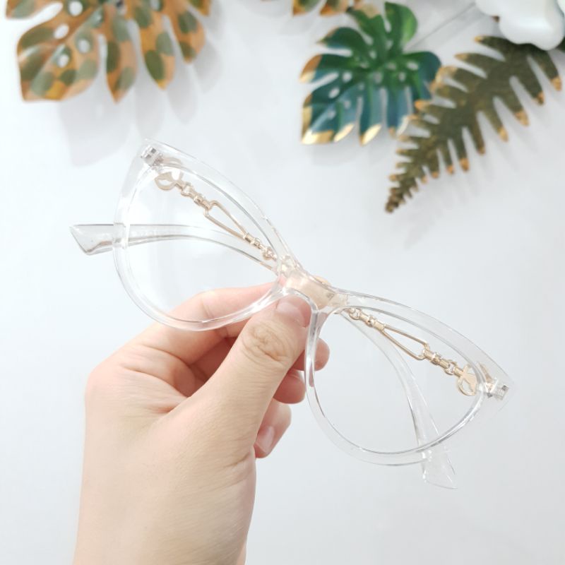 Gọng kính mắt mèo CHNL càng kim loại - CHNL3060