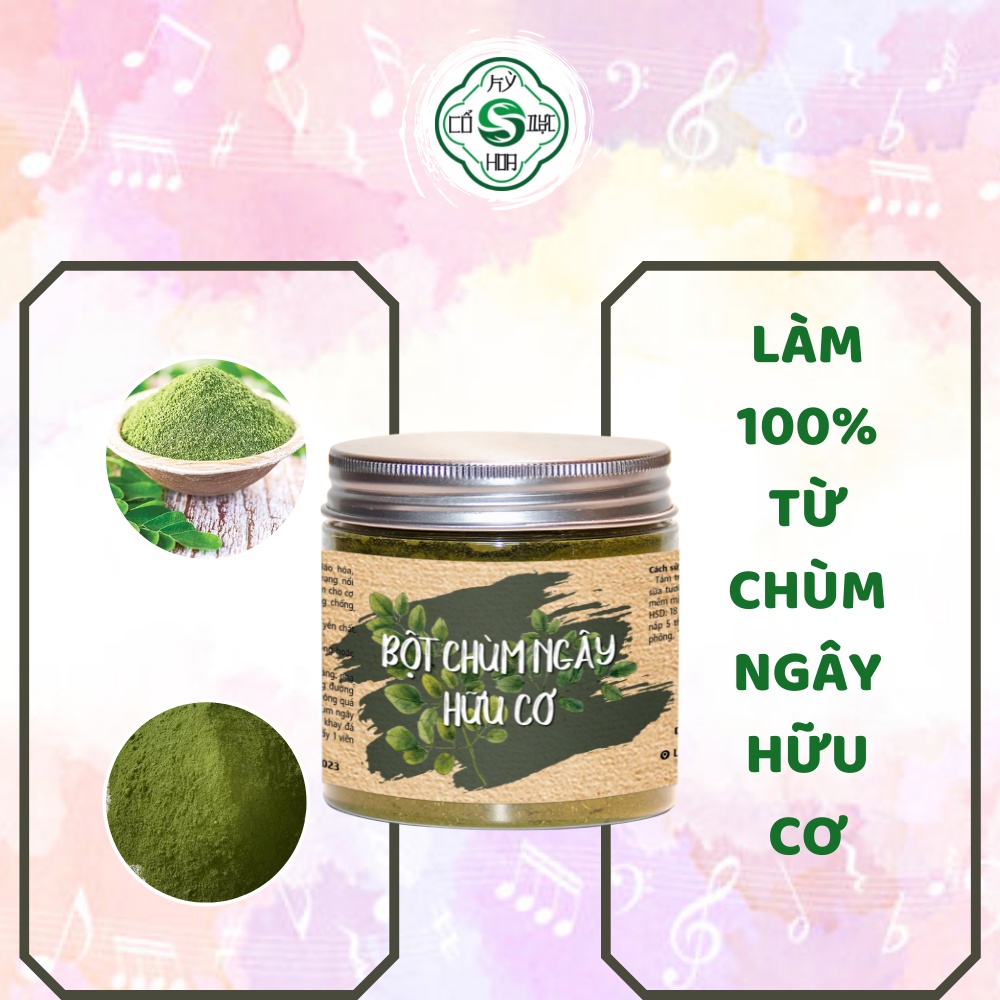 Bột chùm ngây Cổ Dược Kỳ Hoa - Bột ăn dặm cho bé: Bổ sung chất xơ, dinh dưỡng vitamin và các dưỡng chất thiết yếu